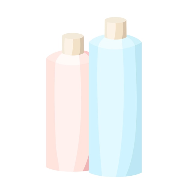 Isolated spa therapy treatment object illustration bottle