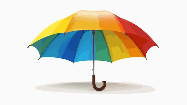 Isolated Umbrella on White Background