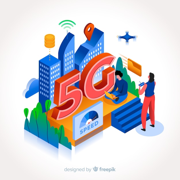 Isometric 5g with people and technology