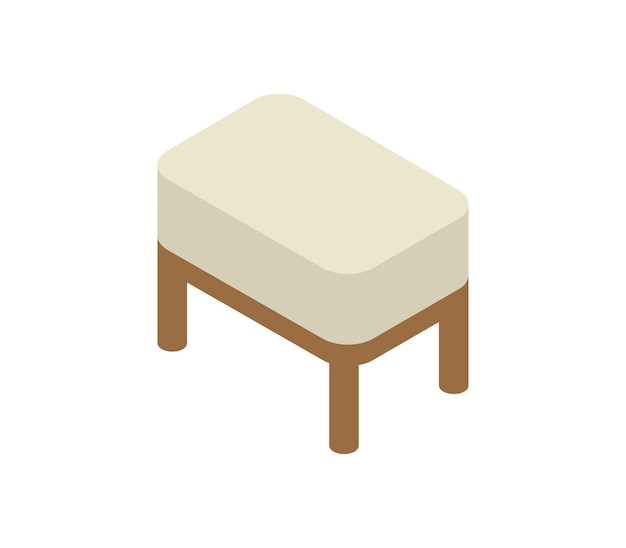 Isometric bedroom sofa