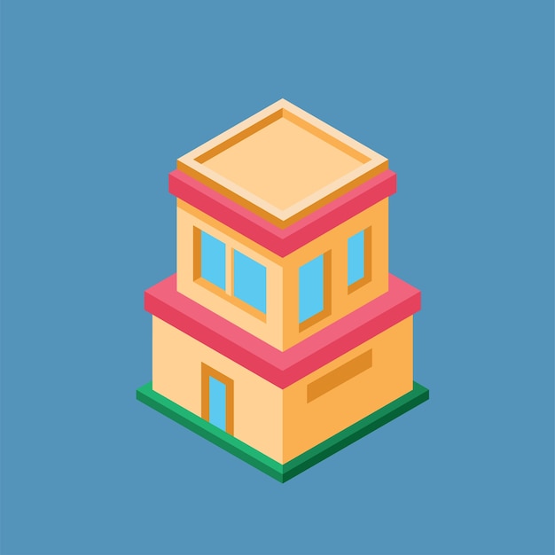 Isometric Building Shop 