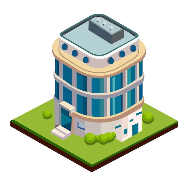 Isometric building