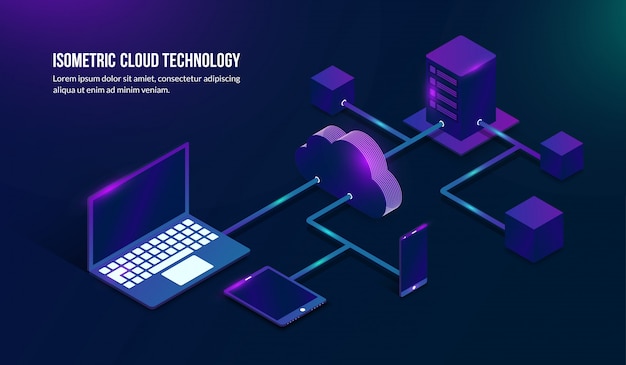 Isometric cloud storage technology