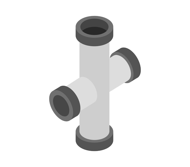 Isometric connector pipe