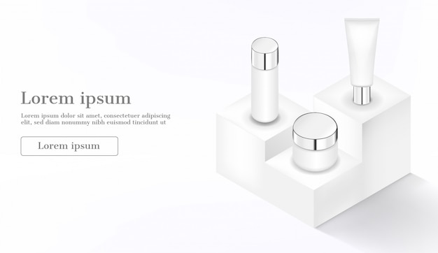 Isometric Cosmetics  banner  