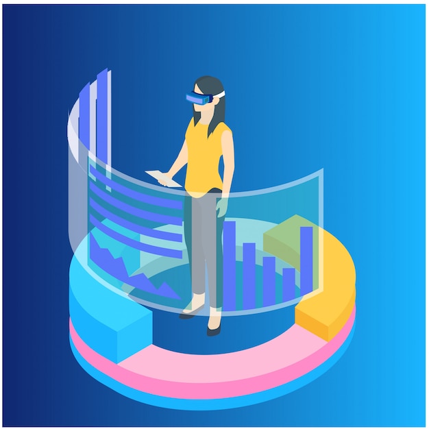 Isometric Data Analysis and Statistics concept