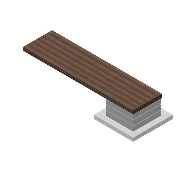 Isometric diving board