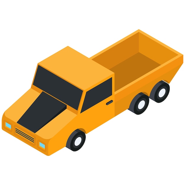 Isometric Dump Truck