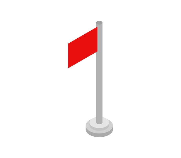 Isometric flag