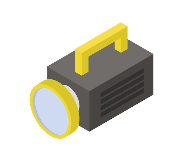 Isometric flashlight