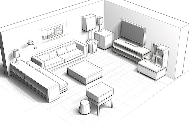 Isometric flat interior of hospital room pharmacy doctors office waiting room reception mri o