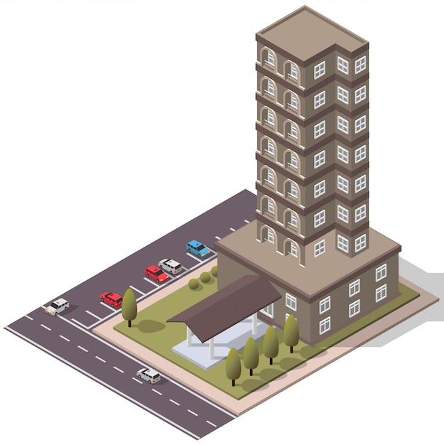 Isometric Flats Apartment