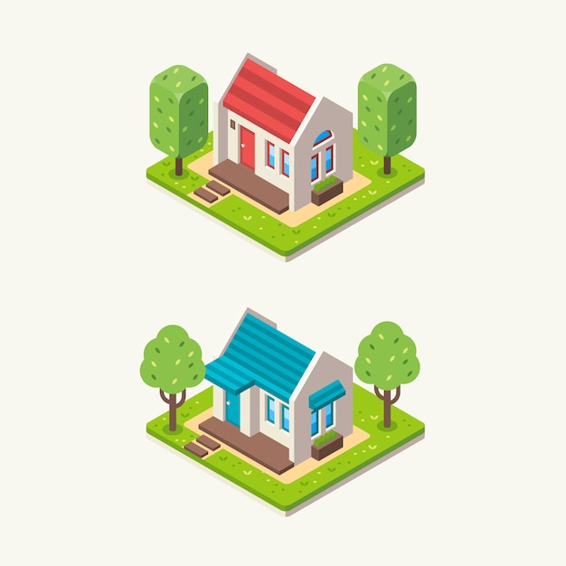 Isometric House Illustration