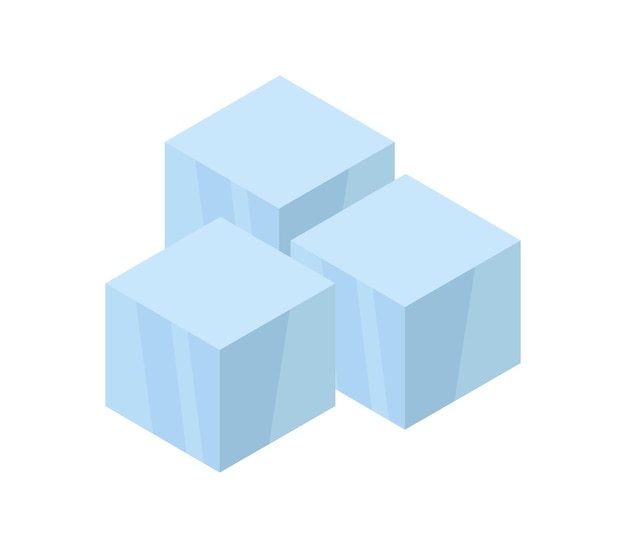 Isometric ice cubes