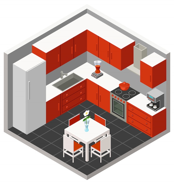  isometric kitchen