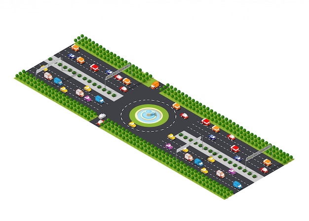 Isometric module is area landscape