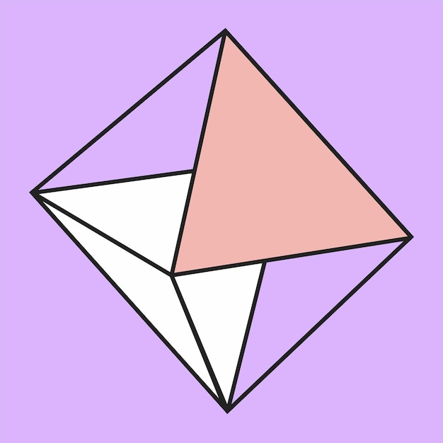 Isometric octahedron Geometric shape