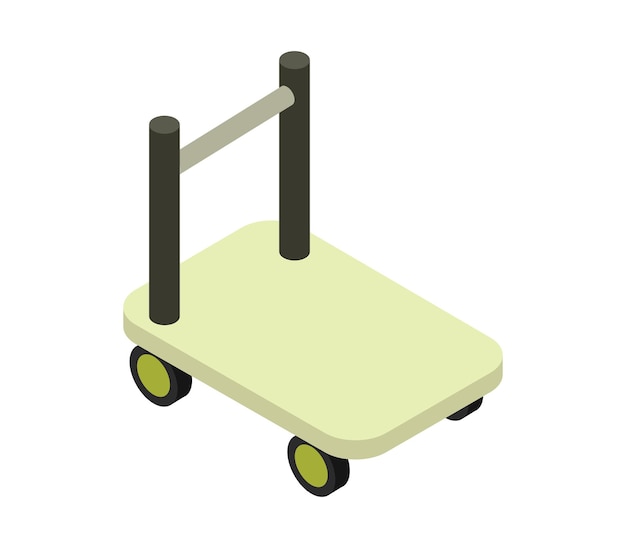 Isometric pallet truck