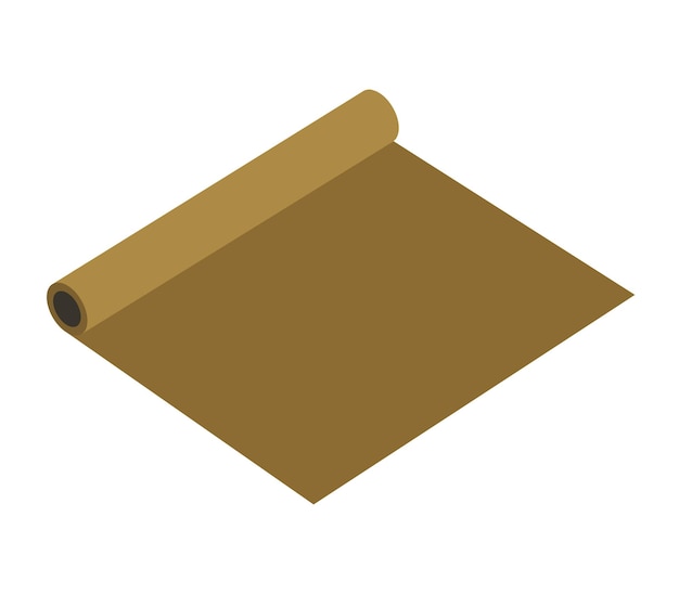 Isometric paper roll