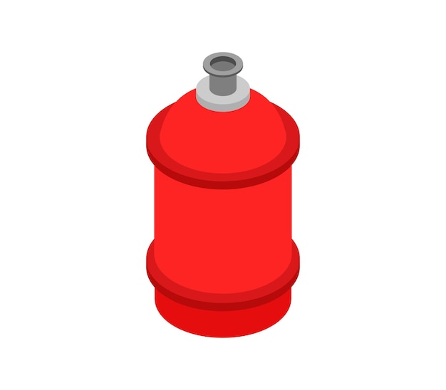 Isometric propane gas tank