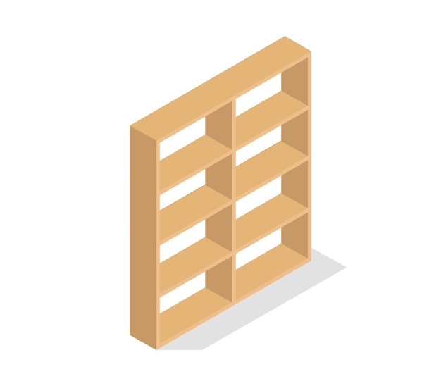 Isometric shelves