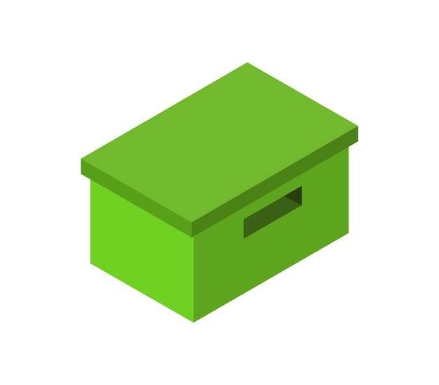 Isometric shoe box