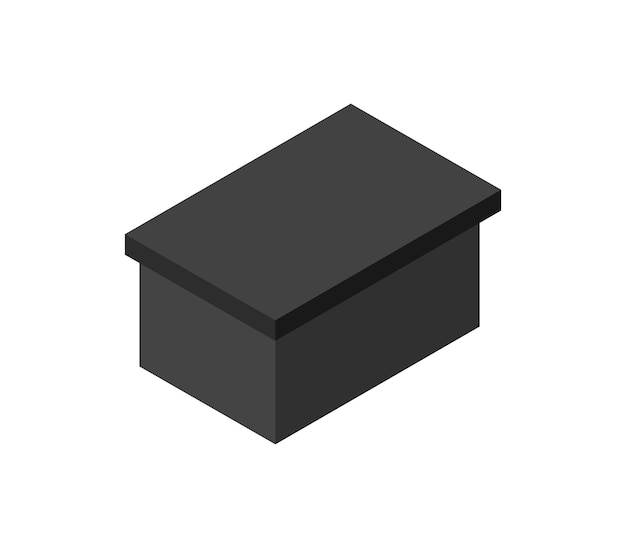 Isometric shoe box