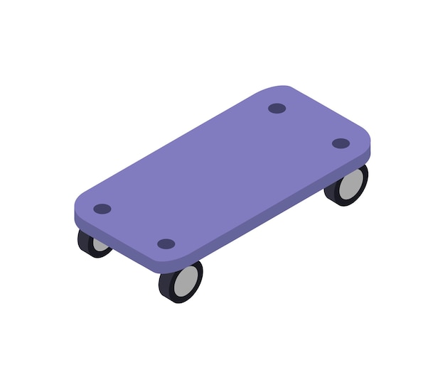 Isometric skateboard