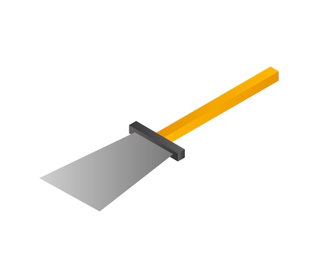 Isometric spatula