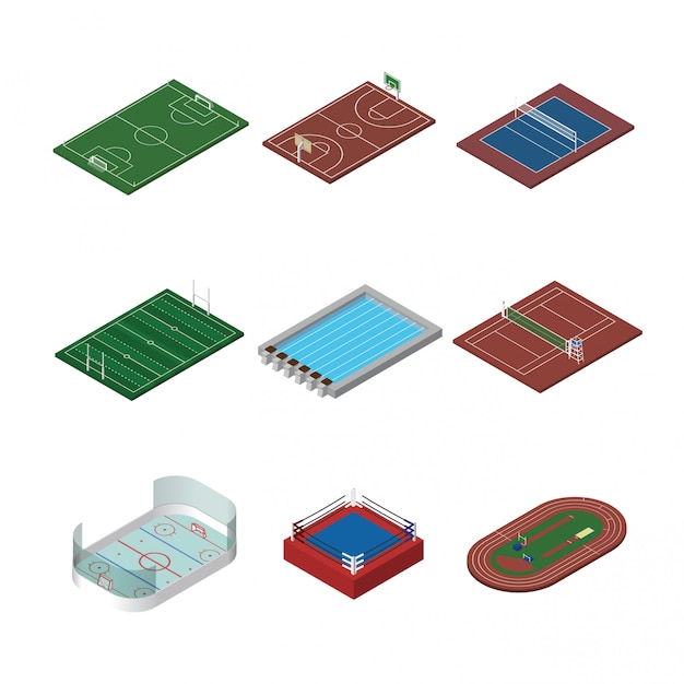 Isometric sport venues