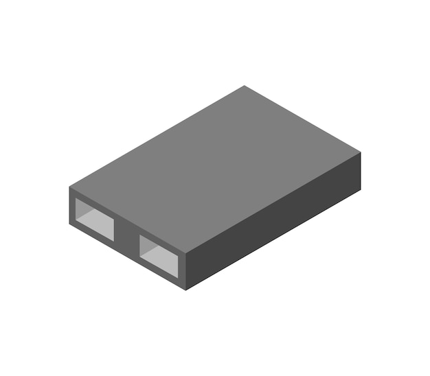 Isometric stone pallet