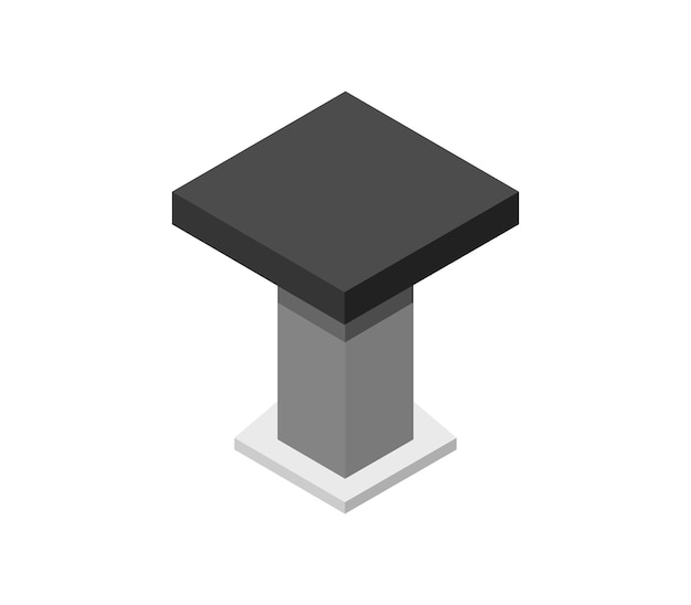 Isometric table