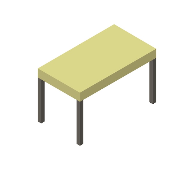 Isometric table