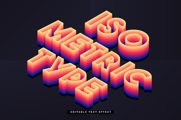 Isometric Text Effect Generator