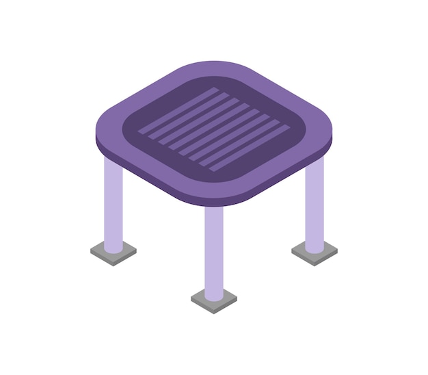 Isometric trampoline