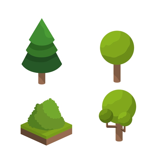 Isometric trees design