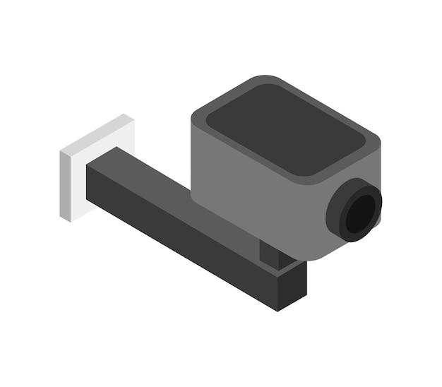 Isometric video surveillance camera