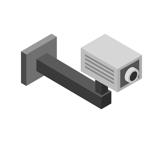 Isometric video surveillance camera