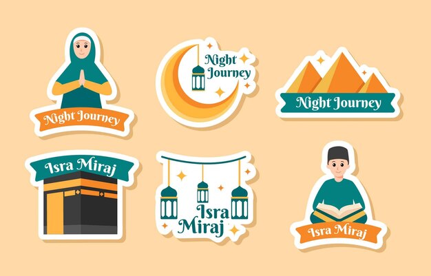 Isra Miraj Sticker