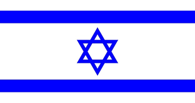 Israel flag in vector