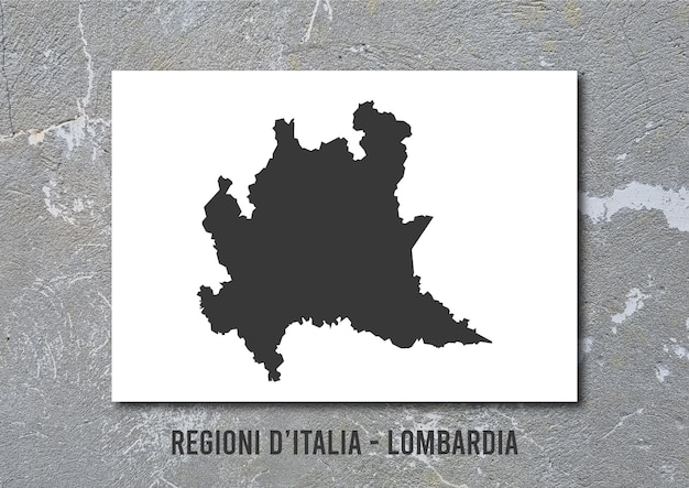 italia regioni lombardia mappa