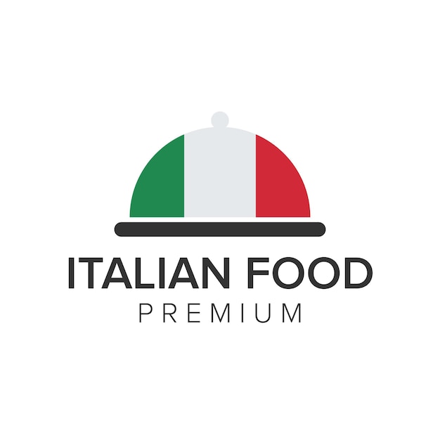 Italian food logo icon vector template