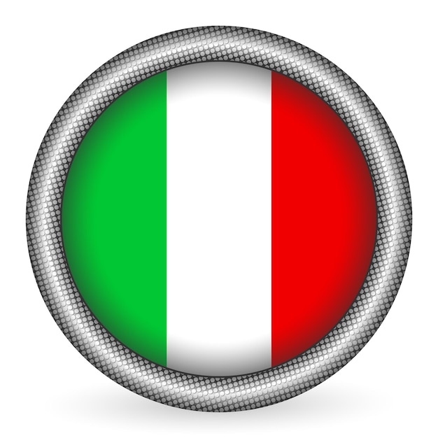 Italy flag button