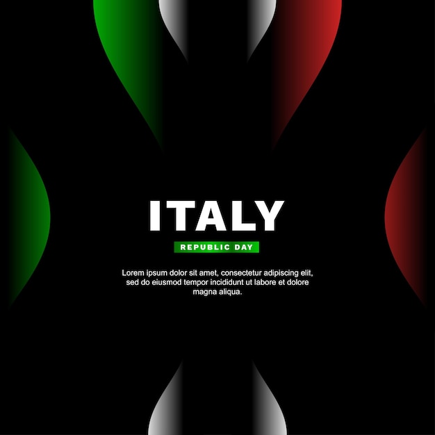 Italy Republic day event background