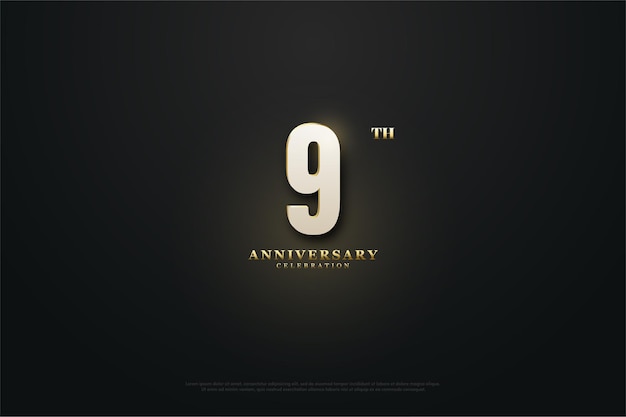 Its 9th anniversary with shining numbers