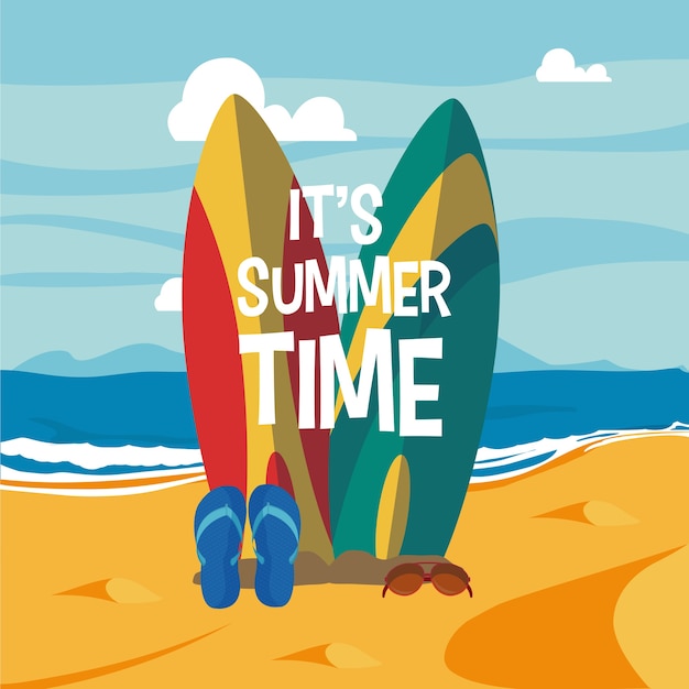 Its summer time card