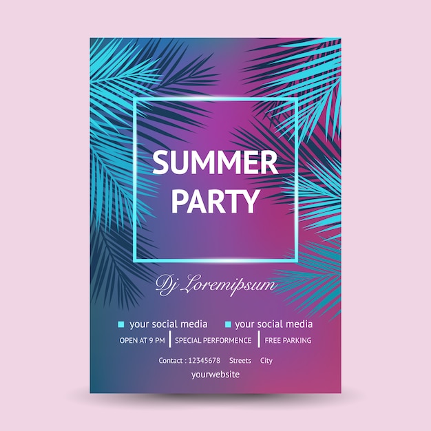 its summer time DJ party