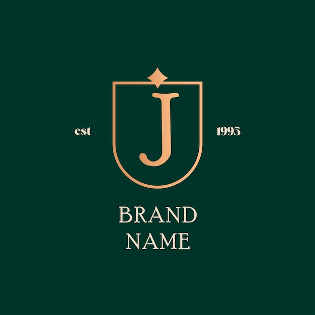 Vector j elegance logo design