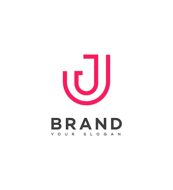 J Letter Logo Icon Brand Identity Sign J Letter Symbol Template