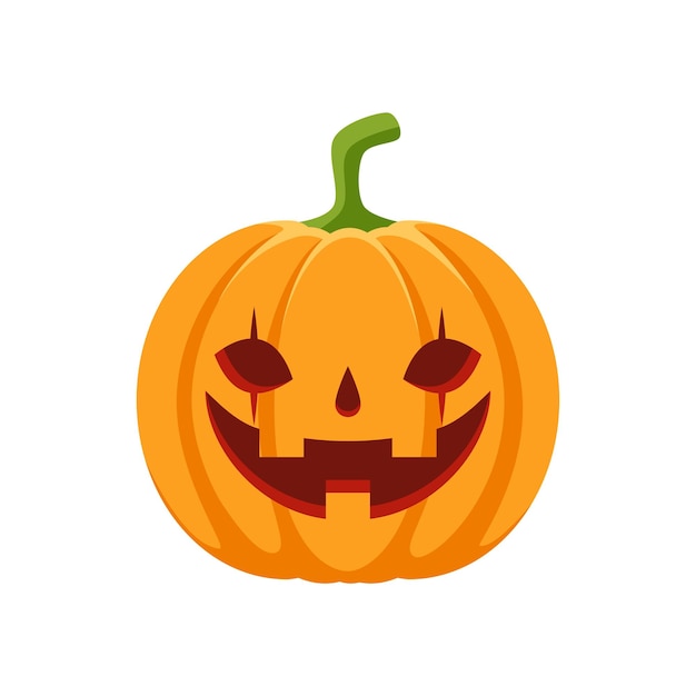 Vector jack o lantern halloween vector illustration